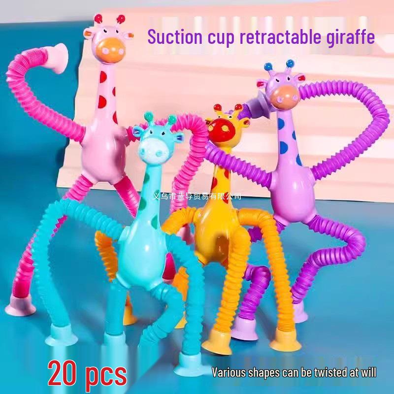 Retractable Giraffe Educational Toy - Perfect for Kids and Kindergarten Gifts