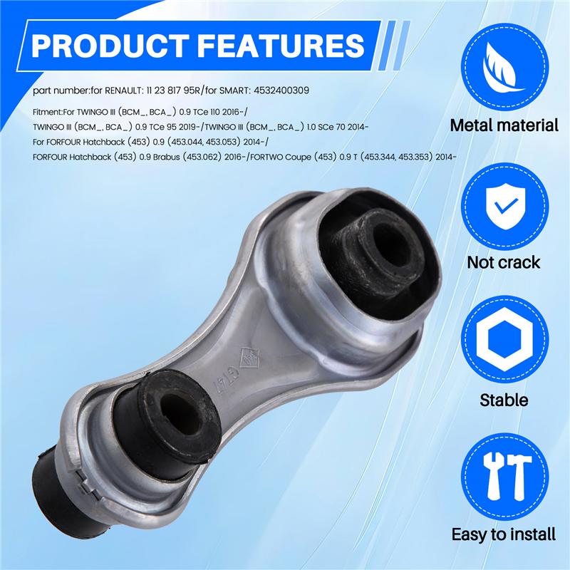 Rear Axle Engine Mount For Mercedes Benz Renault SMART Part Number 4532400309 A4532400309 112381795R