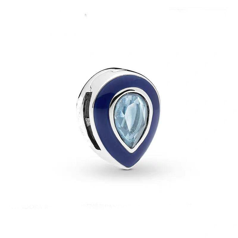 925 Silver DIY Armbandsberlock Glänsande Pärla Tusensköna Rosett Platt Lås Reflekterande Smyckesklämma