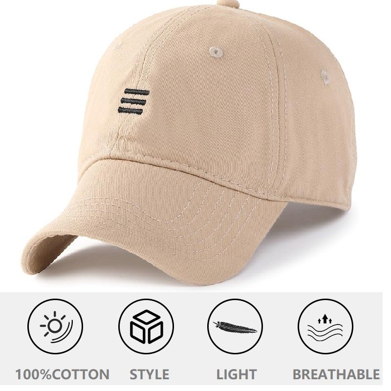 Big Head Plus Size Baseball Cap 100% Cotton Fits Men Women Adjustable Dad Hat Oversize 58-60cm 61-65cm