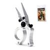 Fishing Activities Aluminum Alloy Fishing Split Ring Pliers Fishing Multitool Shear Protable Lightweight Rust-Proof Hook Remover