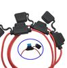 J-base Car Flat Fuse Holder with Cord, Waterproof Type, Set of 3