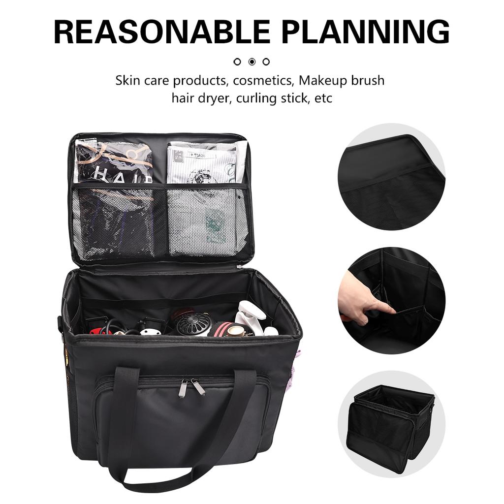 Barber Fold Bag  Large Capacity Scissor Tools Storage Hairdressing Cosmetic Salon Organizer Grooming Travel Bags Makeup Case