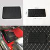 Universal Car Floor Pads Anti-skid Pedal Mat Interior Accessories Heel Foot Mat Pedal Cover Black PVC Universal Car Mat