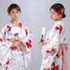 Dámské japonské kimono a yukata šaty pro formální fotografování