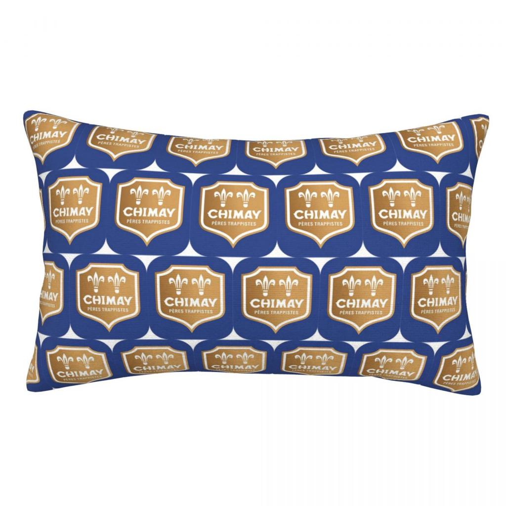Chimay Logo Rectangle Pillowcase Cushion Cover Decor Bedroom Bed Home Comfort Throw Pillow