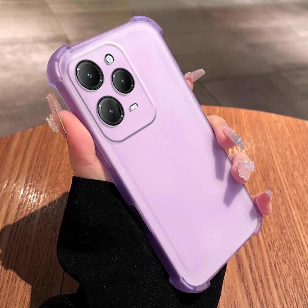 Case for TECNO SPARK 20 Pro Infinix HOT 40 Shockproof Airbag Bumper Casing Frosted Translucent Cover