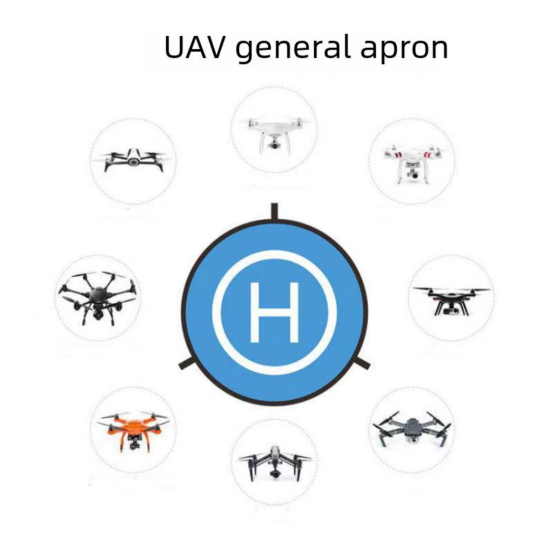 Tragbares, faltbares Drohnen-Landepad – 75 cm/55 cm, Gras-Koordinatenschürze für den Außenbereich