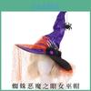 Halloween Witch Hat With Spider Embellishments For Party Cosplay And Dark Magic Decor