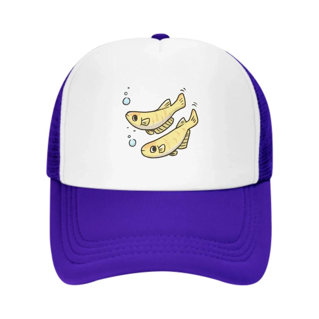 Two Yellow Fishes Baseball Caps Fashion Trucker Hat Unisex Mesh Caps for Women Unisex Outdoor Leisure Travel Neutral Sunshade