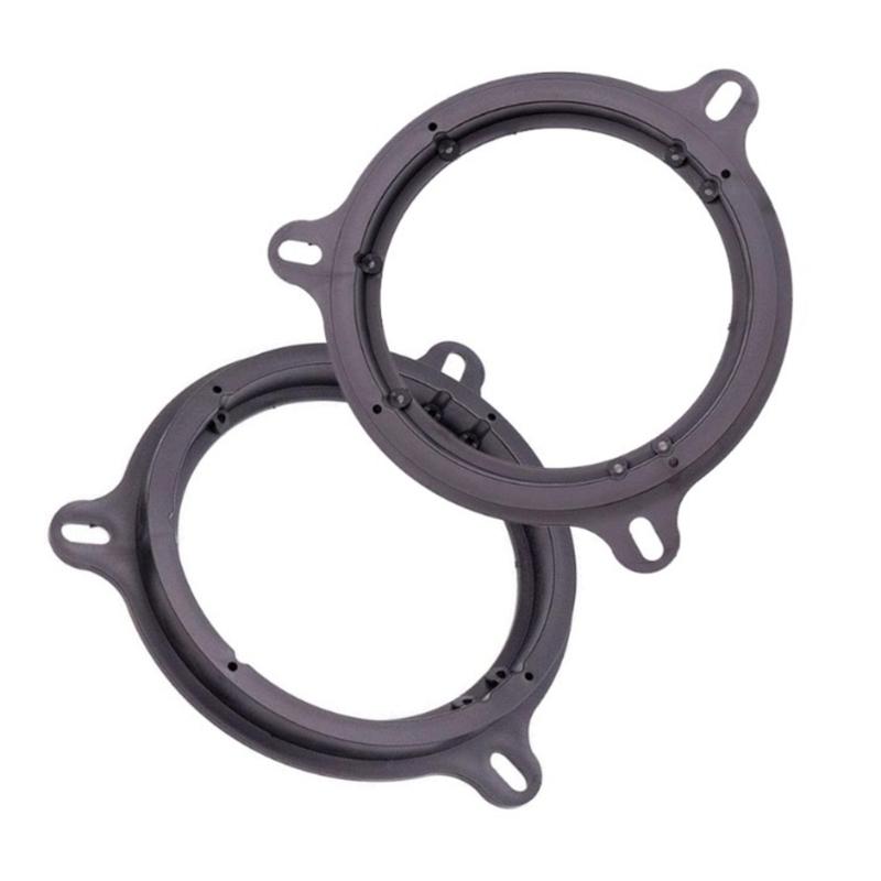 6.5in Car Horn Washer Adapter Holder Car Stereo Speaker Spacer Adaptor & Speaker Harness for Smart Dacia