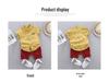 Summer Boys' Infant Short-Sleeve Trendy Two-Piece Suit