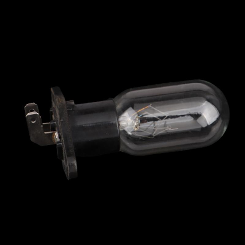 1 Stück 4,8 mm Sockel mit gebogenem Fuß 220 V 15–20 W Mikrowellenherd-Glühbirne mit Halter