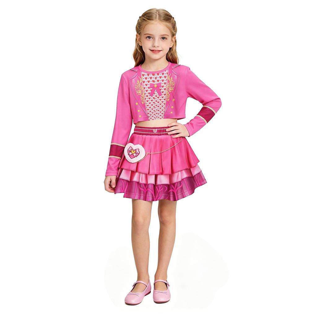 Kids Halloween Stage Performance Costume for Boys Girls Role Play Dress Up Outfit