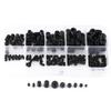 200pcs Hex Socket Head Grub Set Screw Cup Point Assortment Kit With Box