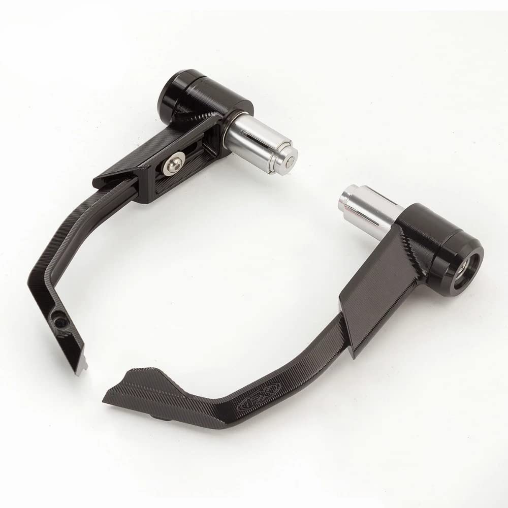 ZSADZS Universal CNC 22mm Motorcycle ProGuard Brake Clutch Lever Guards Motorcycle Handlebar Guards 7/8" (Titanium)