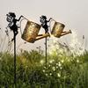 Solar Fairy Watering Can Lights – Outdoor Decorative Kettle with Cascading String Lights, Perfect for Garden Décor & Gifts