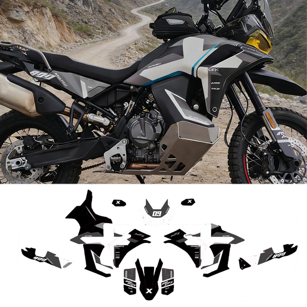 New Motorcycle Sticker Graphics Protection Kit For CFMOTO 800MT-X 800 MT X Full Paint Pattern Decorative Stickers Decals 800 MTX