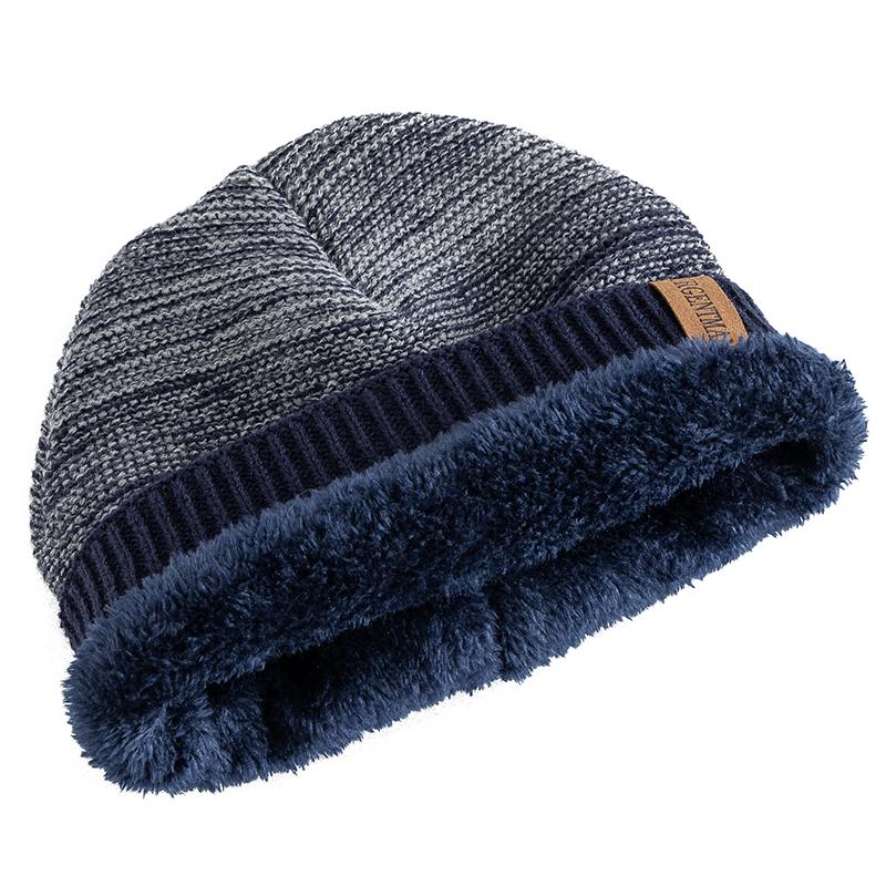 New Unisex Winter Hats Casual Warm Beanie Cap For Men And Women Letter Label Winter Knitted Hats