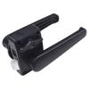 RV Toilet Door Lock Bathroom Door Lock RV Caravan Boat Latch Handle L-Type RV Toilet Door Lock Keyless Level Handle 0100935