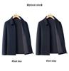 Men's Wool Cashmere Executive Jacket: Business Casual Lapel Coat for Middle-Aged Trends