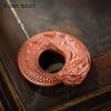 Yixing Purple Clay Tea Pet Chinese Zodiac Dragon Statue Ornaments Desktop Crafts Handmade Sculpture Tea Figurine Decors Tea Set