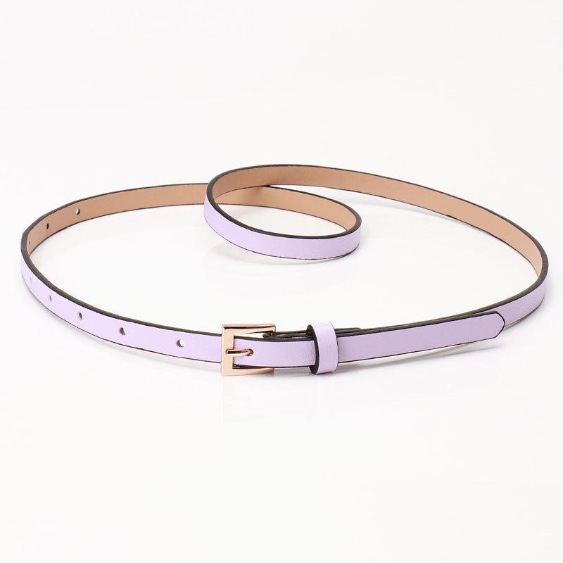 Frühling/Sommer Damen PU Leder Dünner Taillengürtel - Vielseitig Mehrfarbig Dekorativ für Kleider & Anzüge