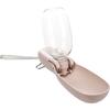 Gourde pour chien - EDEN - Takor Taupe - 2-en-1 eau &amp; friandises - 460ml+100ml - Mousqueton