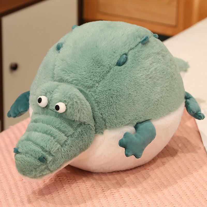 Simulation Fat Round Cat Plush Toys Stuffed Crocodile Puffer Fish Animal Doll Soft Pillow Cute Gift for Kid Girl