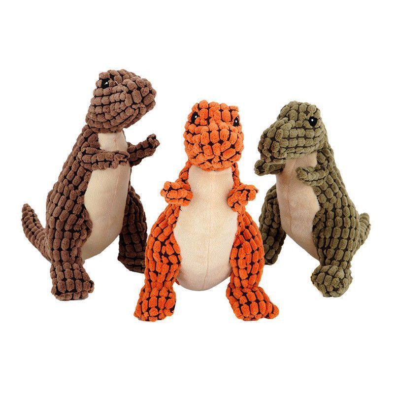 Soft And Strong Dinosaur Plush Toy Perfect For Puppies To Chew And Play