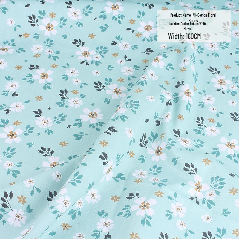 Strictly Selected Floral Print Cotton Twill Fabric for Baby Dress & Kids' Bedding