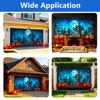 Halloween Garage Door Cover 7 x 16 Ft Large Hanging Backdrop Door Banner