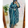 Indian Pakistani Top Tunic Kurti Pant Dupatta Set Party Wear Women Salwar Suit VF-20243a