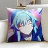 anime A Wild Last Boss Appeared Cushion Cover Soft  EasyWash Pillow Case  Versatile for Couch Bed Travel and Office