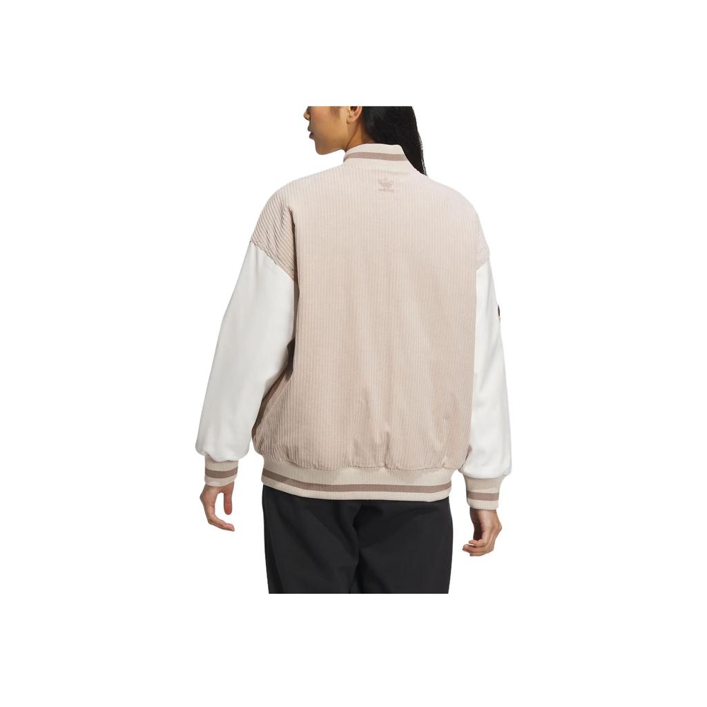 Adidas Originals Casual Sport Ståkrage Enkeltspent Langermet Baseballjakke Dame Yttertøy Khaki IN1081