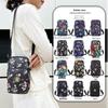 Women's Crossbody Nylon Mini Handbag - Mobile Phone & Coin Purse