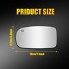 Rear View Heated Mirror Glass LH Driver For 2011- Chrysler 200 Dodge Charger