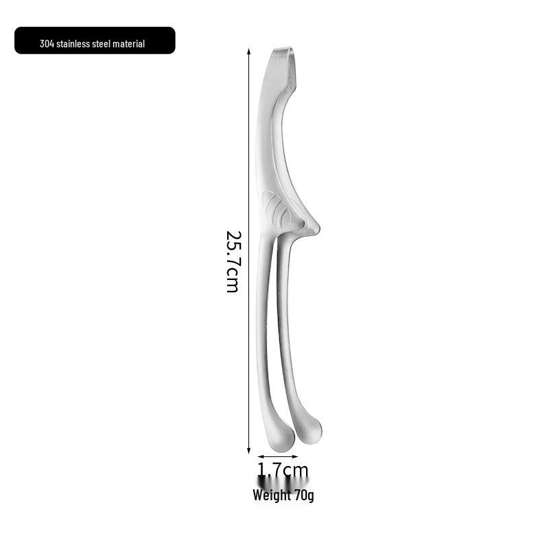 

Щипцы из нержавеющей стали 304: Идеально для хлеба, суши, стейка, шведских столов и барбекю, зажим для еды и барбекю.