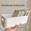 Ultra-Narrow Plastic Desktop Organizer for Phone Cases & Sundries