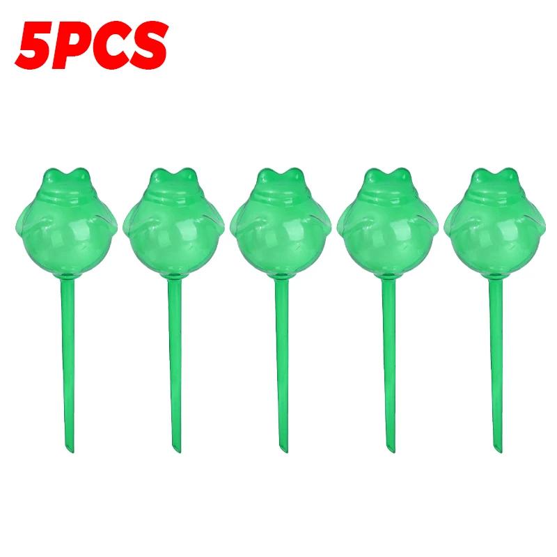 10/1x Automatic Watering Device Frog Plastic Ball Plant Self Drip Irrigation Tool Clever Lazy Flower Water Cans Vacation Supply