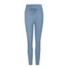 Women High Waisted Drawstring Side Pocket Plain Cool  Full Length Joggers Yoga Pants