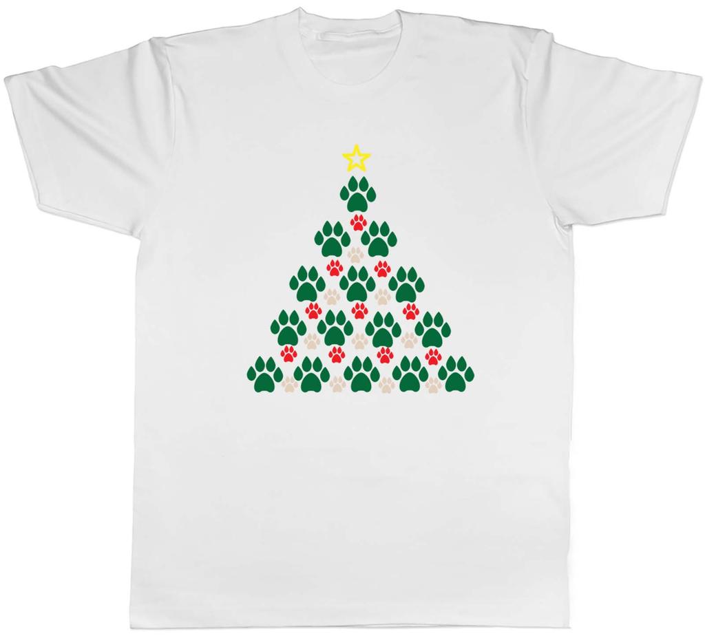 Chritmas Tree In Dog Paws Xmas Unisexs Unisex TShirt Tee Gift