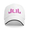 Jul France Logo Rappeur Casquette Réglable Printemps Protection Solaire Casquette Unisexe Mode Casquette de Baseball Nouvelles Casquettes d'Extérieur