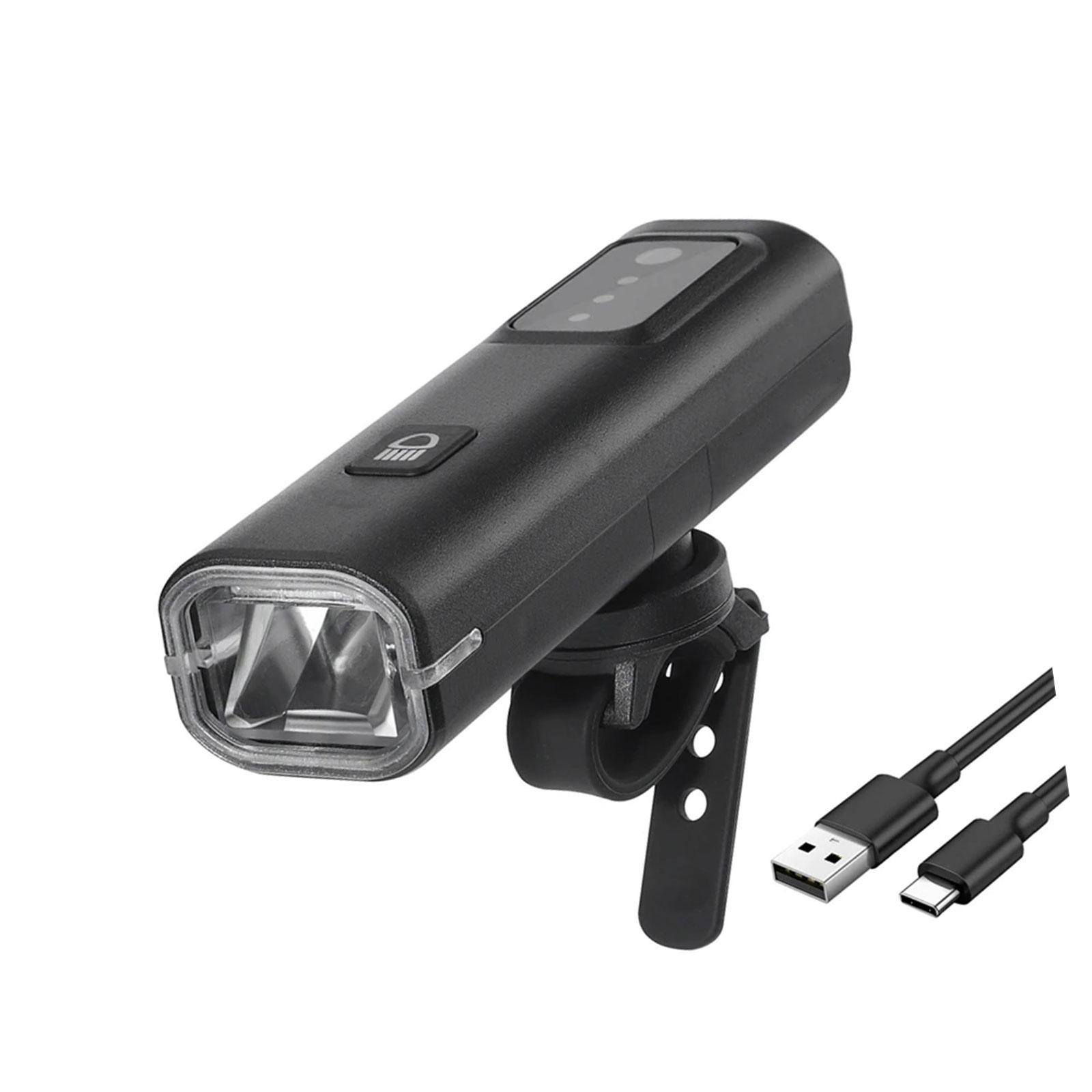 

Велосипедный фонарик на руль, перезаряжаемый велосипедный фонарь безопасности, светодиодный передний фонарь с 4 режимами освещения для ночных поездок A