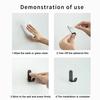 6Pcs Self Adhesive Strong Wall Hooks Towel Hook Door Hanger Key Bag Coat Hook Holder Kitchen Bathroom Accessories Home Organizer