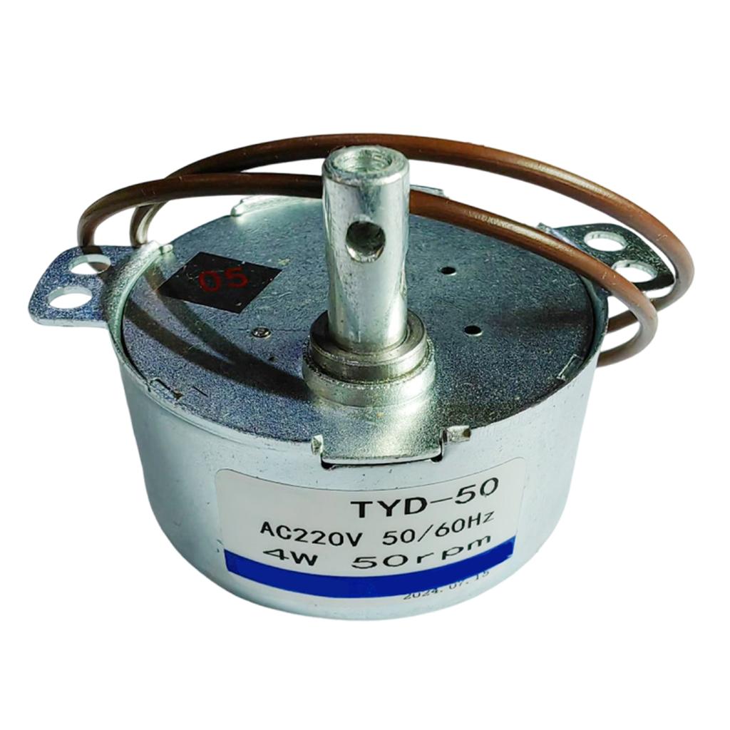 For TYD50 220V-240V 50RPM 4W 50/60Hz Shaft Dia Fan Synchronous Motor for Rotate Light Box Fan Synchronous Motor