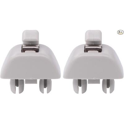 2er-Pack Grauer Innen-Sonnenblenden-Clip-Halterung für A6 A7 A8 S6 S7 S8 für Beifahrer