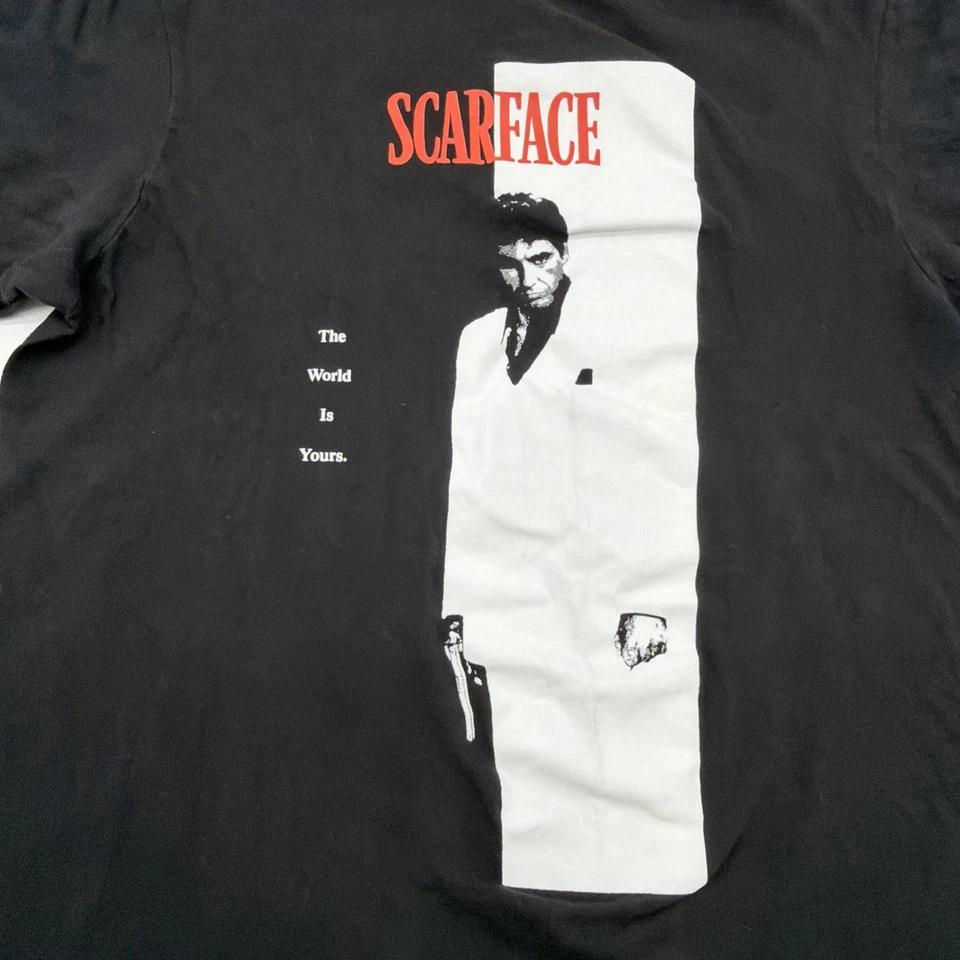 

Scarface Hybrid Apparel T-shirt Women S Black Graphic 100%Cotton.#42391 2XL