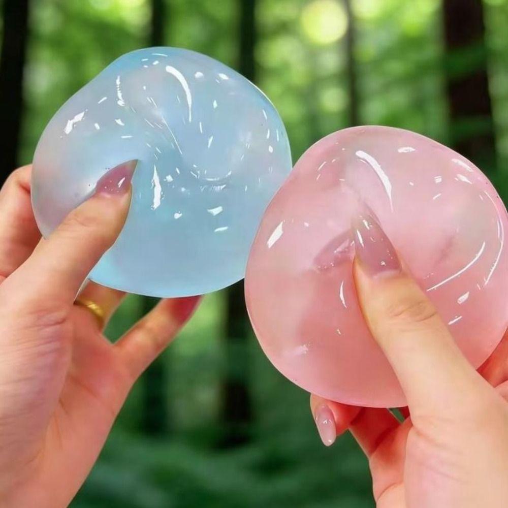 Strawberry Coconut Oil Squishy Ball Watermelon Ball Quick-rebound Squeeze Toy  Home Decoration