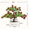 Artificial Fruit Tree Bonsai Pot Plants Ornament Realistic PP Material Table Centerpiece for
